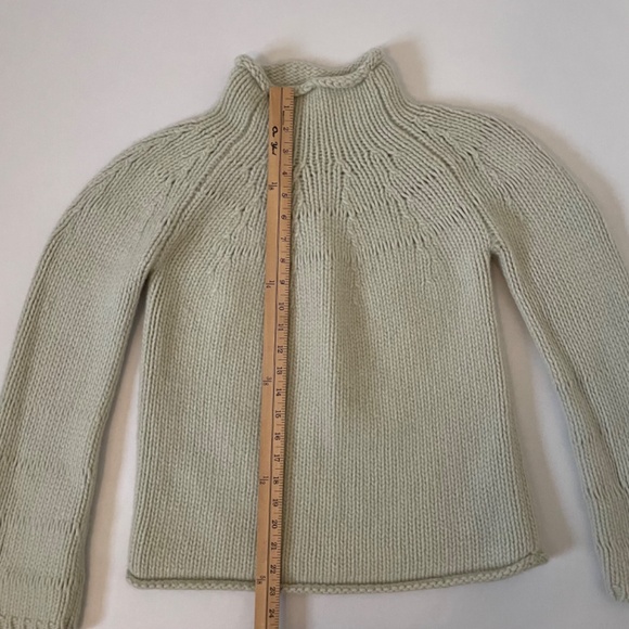 Vintage Chunky Knit Express Wool Angora Roll Neck Sweater, Womens XL 90's Japan - Picture 7 of 9